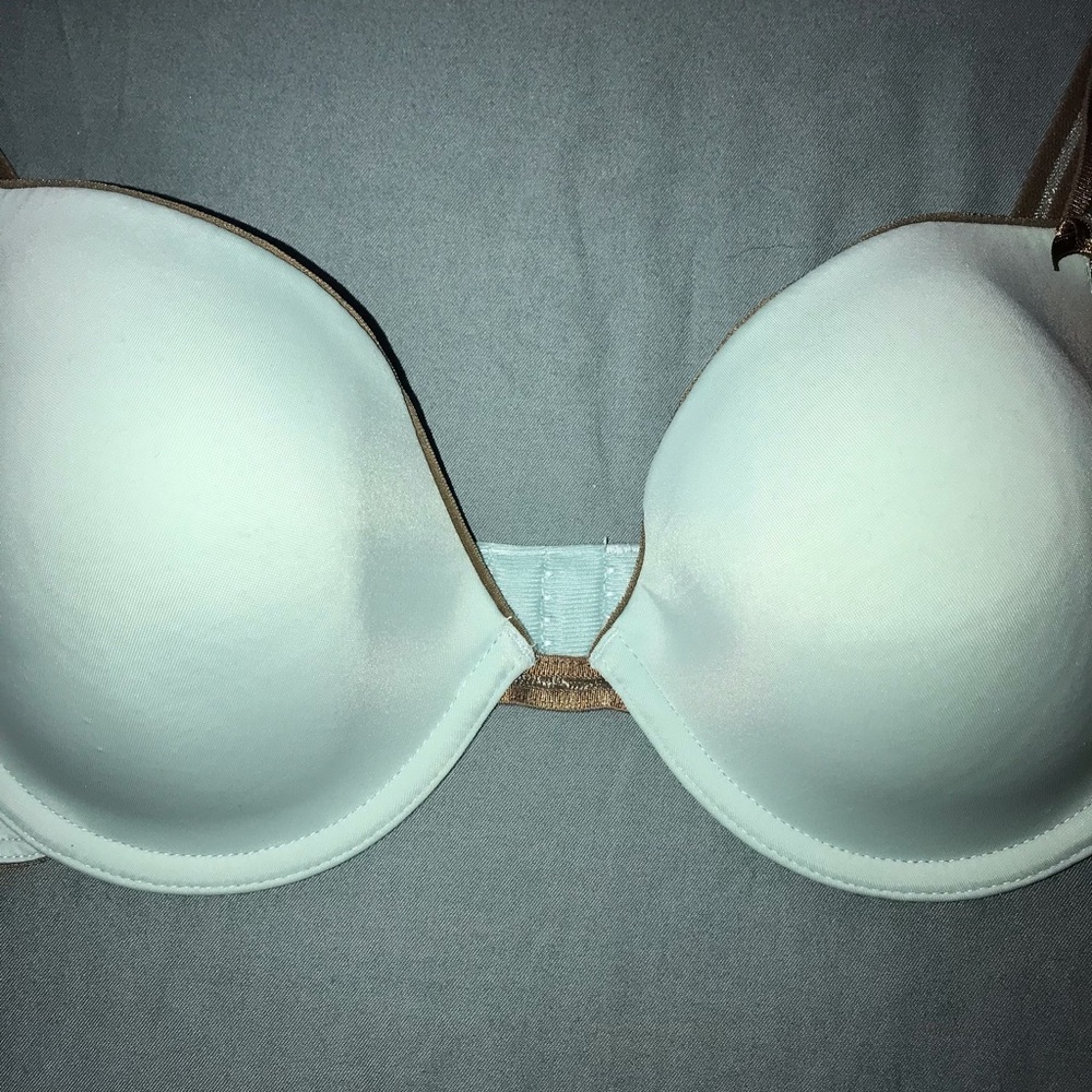 Nicole by Nicole Miller Bra in Blue/Brown - Picture 3 of 9